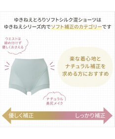 BRADELIS New York 【Yukine inc. 】ゆきねえとろりソフトシルク混ショーツ24 履き心地重視の補正ショーツ お腹すっぽり 響きにくい 快適