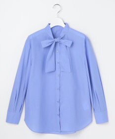 自由区 L 【カタログ掲載】ナチュラルタッチボウタイ ブラウス