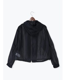 Te chichi ショートシアーフーディーブルゾン