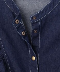 Feroux 【洗える】デニムミディ ワンピース