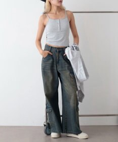 WEGO ヘンリーデザインカップインキャミ