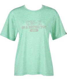 CW-X 【UNISEX】 CW-X トップス 3分袖 カジュアルＴシャツ 少しゆったりとした着用感 吸汗速乾 半袖 ユニセックス DLR105 /ワコール