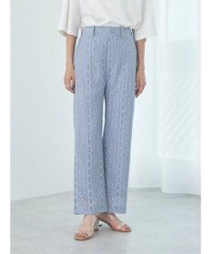 earth music&ecology フラワーレースパンツ