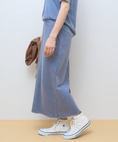 AMERICAN HOLIC DISCUS 加工裏毛ナロースカート