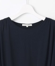 23区 S 【SLOW/一部店舗限定】ファインゲージ ギャザー Tシャツ