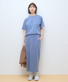 AMERICAN HOLIC DISCUS 加工裏毛ナロースカート