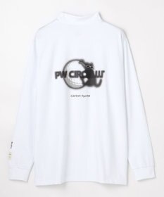 PW CIRCULUS 【吸水速乾 /  UV遮蔽率99.9% UVカット / ストレッチ】【MEN】アニマルグラフィックロングスリーブモックT  ゴルフ