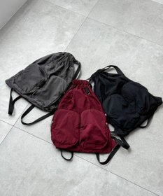 WEGO 【ユニセックス着用ITEM】ポケットデザインナップサック