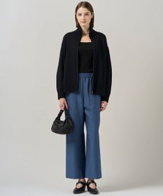 ICB L 【新色追加】ソフトカシミヤミックス ニットトラックジャケット