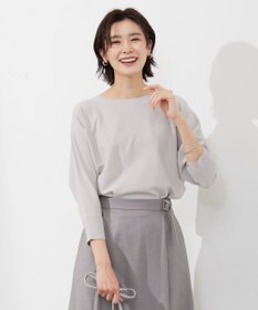 J.PRESS LADIES S 【洗える】 レーヨンエリートストレッチ ドルマンスリーブ ニット