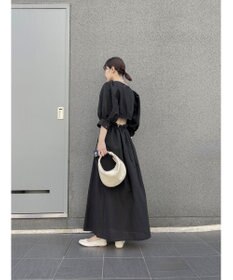 Green Parks AnriettMusee バックカットワークワンピース