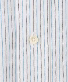 J.PRESS MEN 【WEB・一部店舗限定】ターコイズストライプシャツ/B.D.