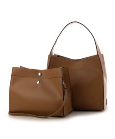 UNBILLION 【テレビ ドラマ着用アイテム】カシュカシュ cachecache / ヒネリハンドルインバッグセットトート