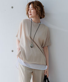 23区 L 【洗える】ライトシアーニット プルオーバー