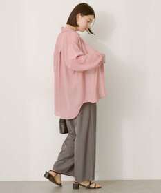 AMERICAN HOLIC シアーボイルオーバーシルエットシャツ