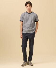J.PRESS MEN ジャケットインの最適解【接触冷感 / 吸水速乾】【J.PRESS PREMIUM JERSEY】アーガイルリンクス Tシャツ