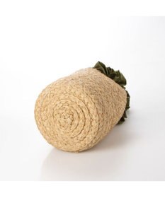 UNBILLION cachecache フリルハンドルラフィアバケツバッグ