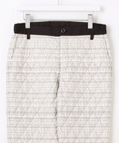 23区GOLF 【MEN】ノルディック柄 キルティング パンツ