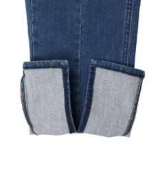 earth music&ecology Ｌｅｅ×ｅ．ｍ．ａ．ｅ．スリットフレアデニムパンツ