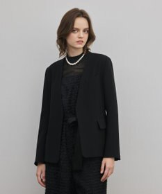 GRACE CONTINENTAL トリアセノーカラージャケット