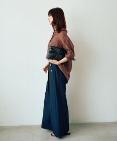 YECCA VECCA 3wayシアーリネンシャツ