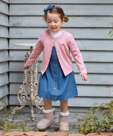 ANY KIDS 音符ボタンカーディガン