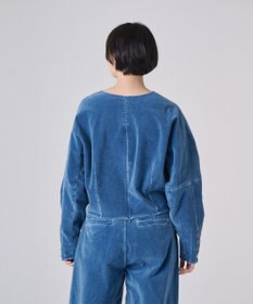 Ripo trenta anni INDIGO VELOUR プルオーバー