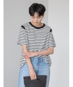 AMERICAN HOLIC バイカラーボーダーカットプルオーバー