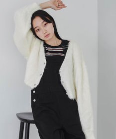 WEGO ファータッチニットショートカーデ