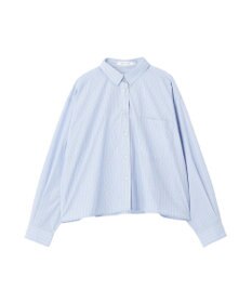 AMERICAN HOLIC 【イージーケア】ショート丈ストライプシャツ