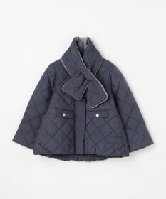 組曲 KIDS 【110-140㎝】マフラー付き中綿キルト アウター