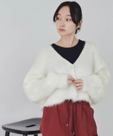 WEGO ファータッチニットショートカーデ