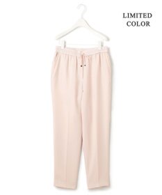 ICB 【接触冷感・UVケア・速乾・洗える】FluidBackSatin ドロストパンツ