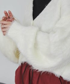 WEGO ファータッチニットショートカーデ