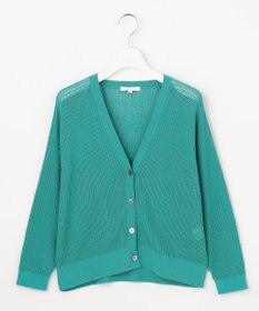 自由区 S ファインリネンナイロン カーディガン