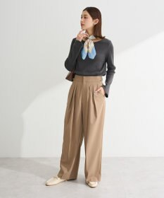 Green Parks タックワイドパンツ