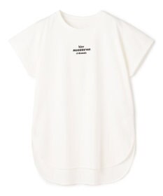 UNFILO BEAUTY FORM-T cotton ロゴ フレンチスリーブ Tシャツ オフ②
