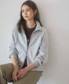 23区 【SLOW/一部店舗限定】ヴィンテージライクテリー ジップ ブルゾン