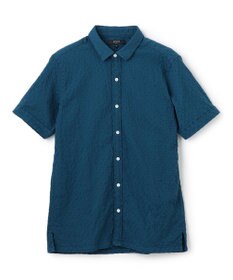 JOSEPH HOMME パターンジャガードストレッチ  /  レギュラーカラー半袖シャツ