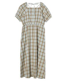 earth music&ecology ホルターネックシャーリングワンピース