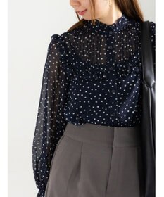 Te chichi パターンアソートシフォンフリルブラウス