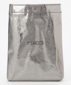 Y'SACCS PVCメタリックショルダーバッグ