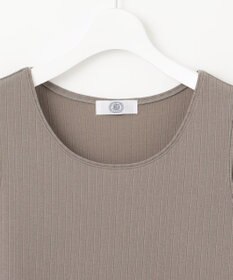 J.PRESS LADIES L ワイドリブジャージー ノースリーブ カットソー