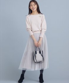 組曲 S 【5色展開・UVケア】スタイルアップ ドルマンスリーブ ニット