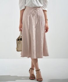 組曲 【WEB限定】エアリーフラワージャガード フレアスカート