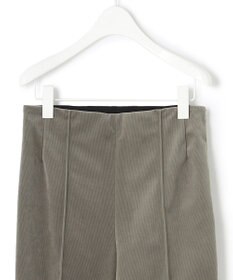 ICB 【洗える】 コーデュロイ テーパードパンツ