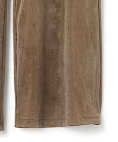 uncrave シアーベロアリブ ギャザーパンツ