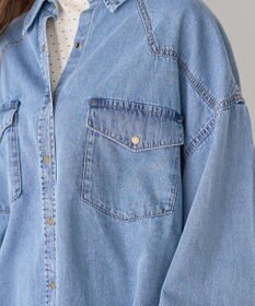 earth music&ecology 【予約】ウエスタンデニムシャツ