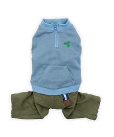 PET PARADISE ペットパラダイス トレーナー パンツつなぎ 《ブルー》 小型犬