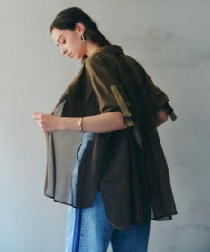 YECCA VECCA メッシュMIXデザインシャツ②